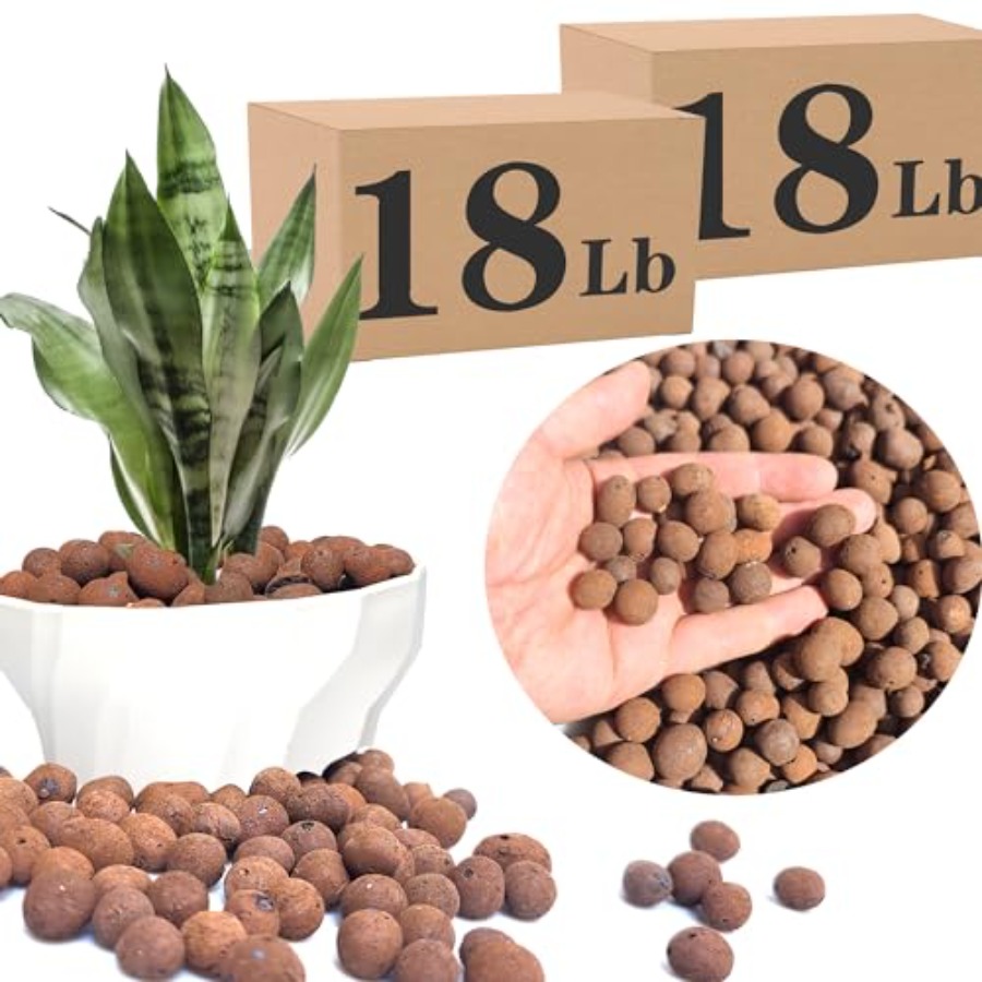 Clay Pebble Growing - หินดินเหนียว Voulosimi สำหรับปลูกพืชแบบไฮโดรโปนิกส์ ออร์แกนิคเซรามไซต์ วัสดุปลูกสำหรับพืชสวน กล้วยไม้