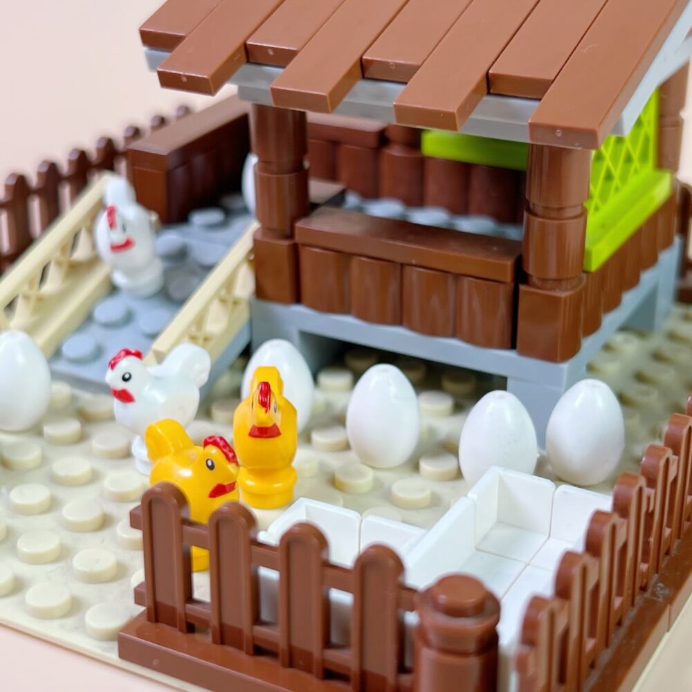 โมเดลบ้านไก่ MOC ใหม่, บล็อกตั - Urban Farming Education บทวิจารณ์และราคา