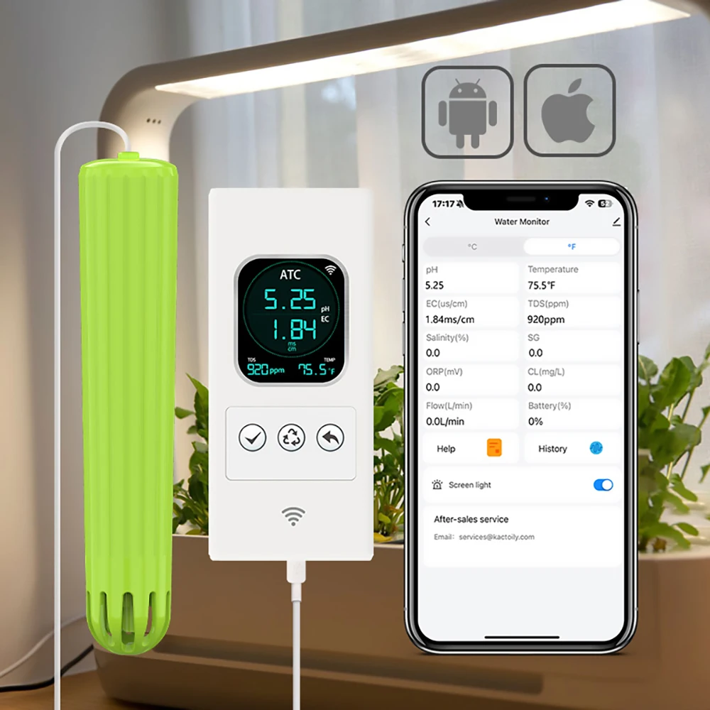 ชุดเซ็นเซอร์ไวไฟ 4-in-1 สำหรับ - Urban Farming Gardening บทวิจารณ์และราคา