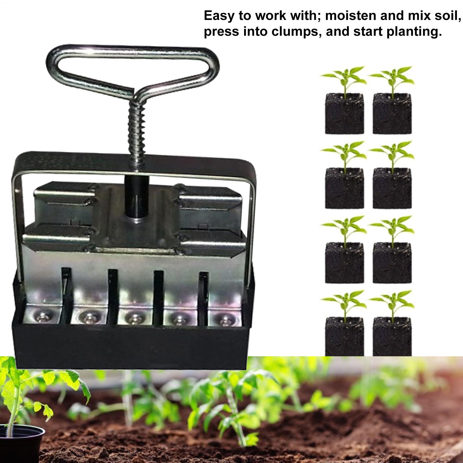 เครื่องมือบล็อกดินแบบ 20 ช่อง  - Urban Farming Gardening บทวิจารณ์และราคา